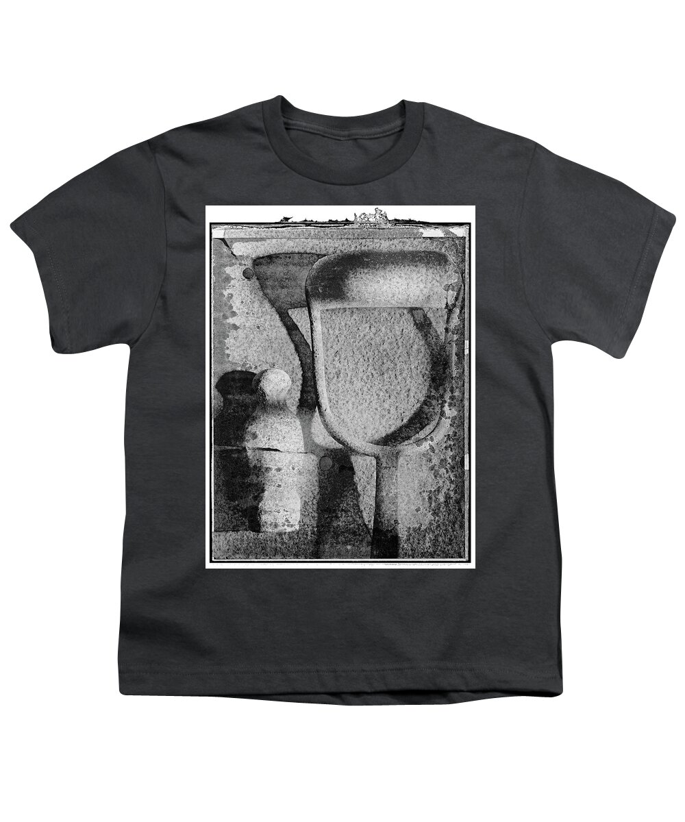 Polaroid Art Youth T-Shirt featuring the photograph Polaroid Art - METAL MORPHOSING - Hoe - by Paul Williams by Paul E Williams