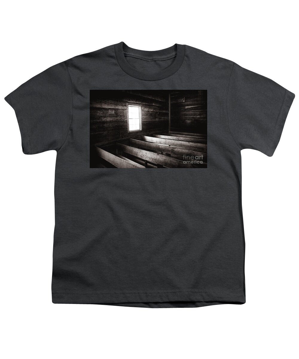 Cades Coves Youth T-Shirt featuring the photograph Primitive Baptist Church by Phil Perkins