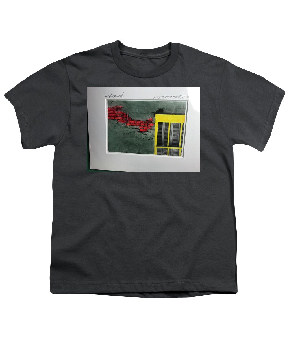 Houses Youth T-Shirt featuring the photograph Red Brick by Jean Wolfrum