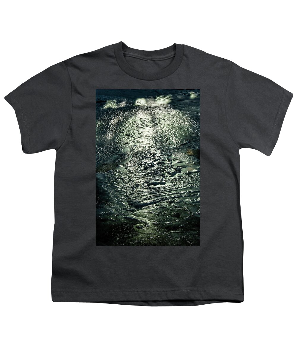 Reflection Youth T-Shirt featuring the photograph Reflections on Ice by Craig A Walker