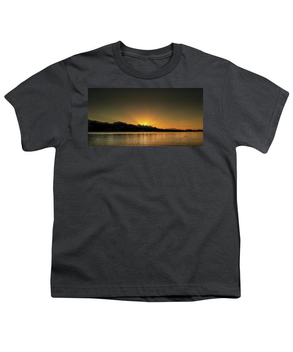 Alaska Youth T-Shirt featuring the photograph Resurrection Bay Seward Alaska by Michael W Rogers