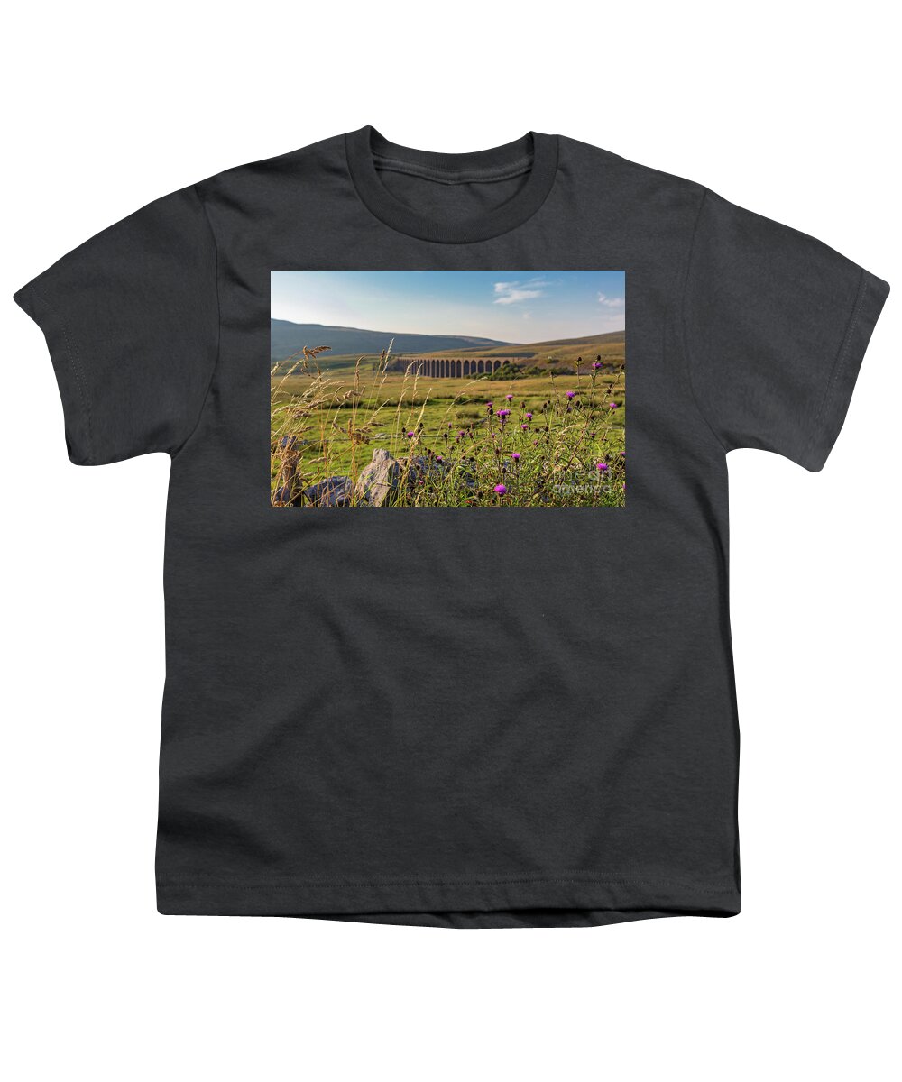 England Youth T-Shirt featuring the photograph Ribblehead Viaduct by Tom Holmes Photography