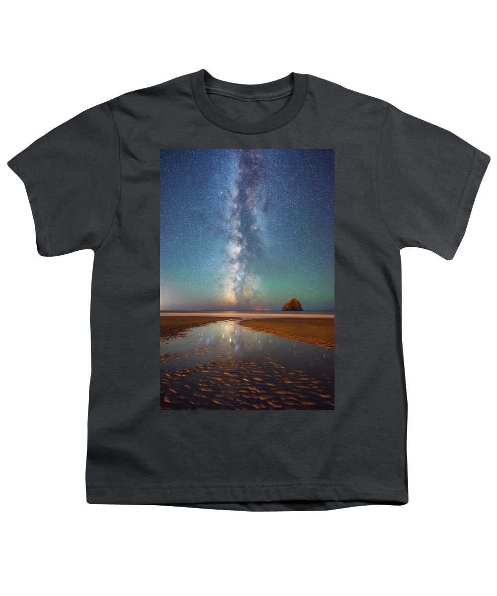 Milky Way Youth T-Shirt featuring the photograph Ripples and Reflections by Darren White