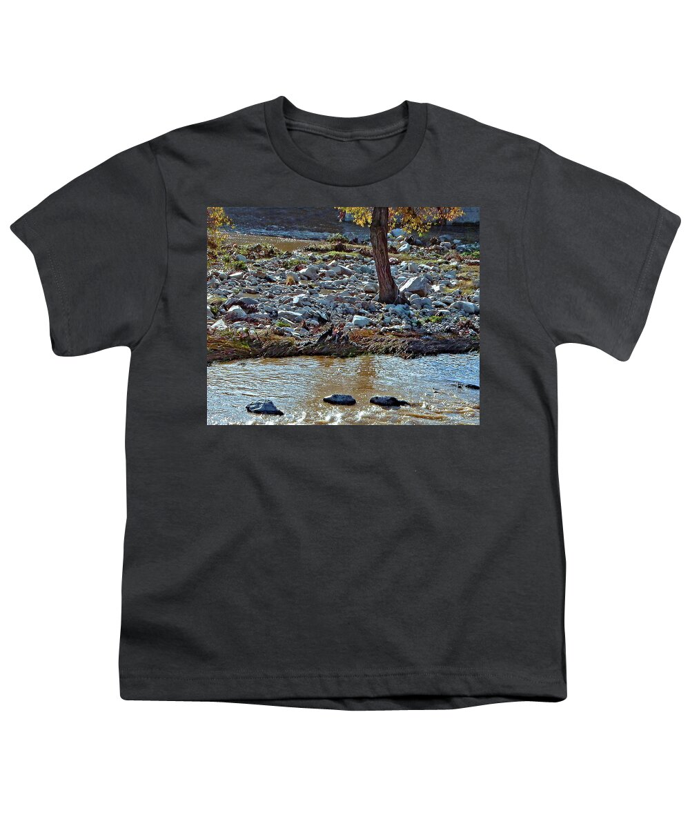 River Youth T-Shirt featuring the photograph River Island Day One by Andrew Lawrence