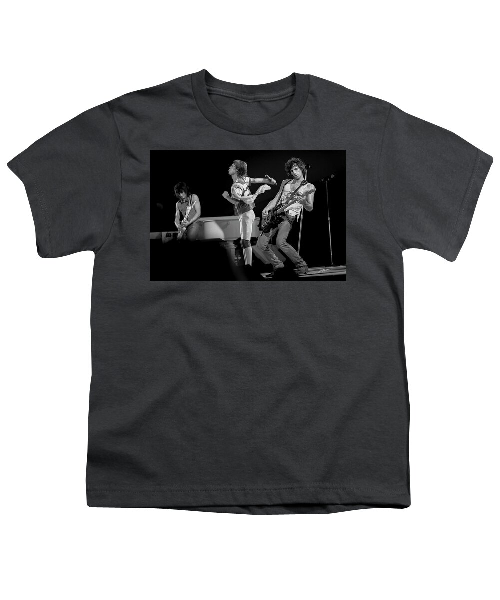 Keith Richards Youth T-Shirt featuring the photograph Rocking Out by Jurgen Lorenzen
