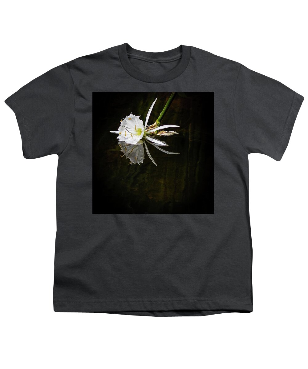 2022 Youth T-Shirt featuring the photograph Rocky Shoals Spider Lily by Charles Hite