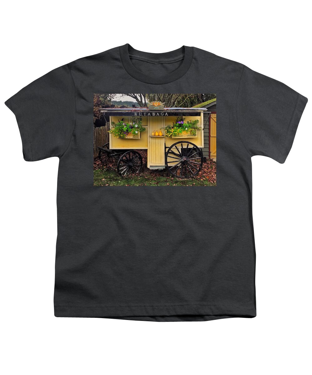Wagon Youth T-Shirt featuring the photograph Vintage Wagon by Jerry Abbott