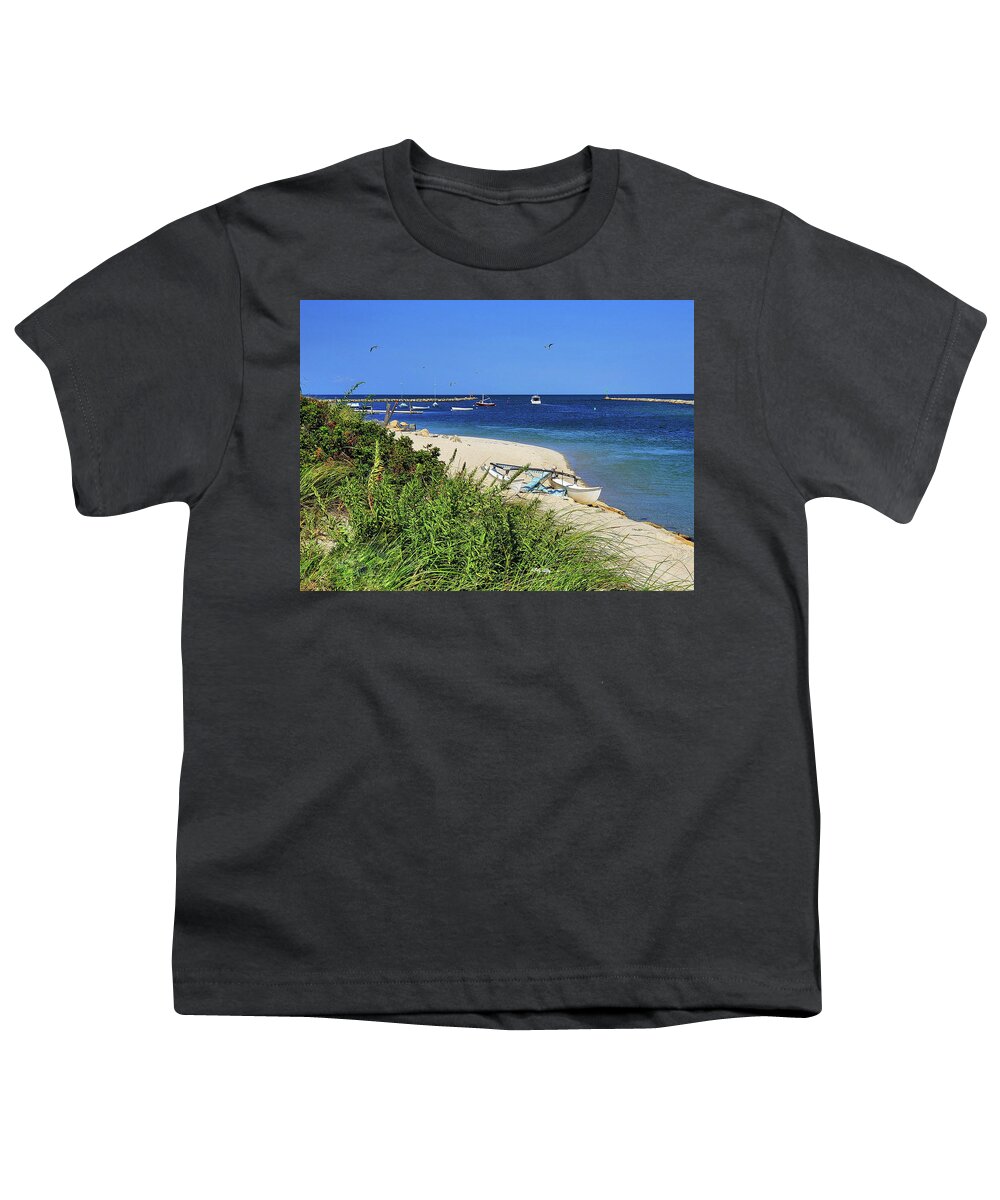 Beach Youth T-Shirt featuring the photograph Sail No More by Sharon Williams Eng