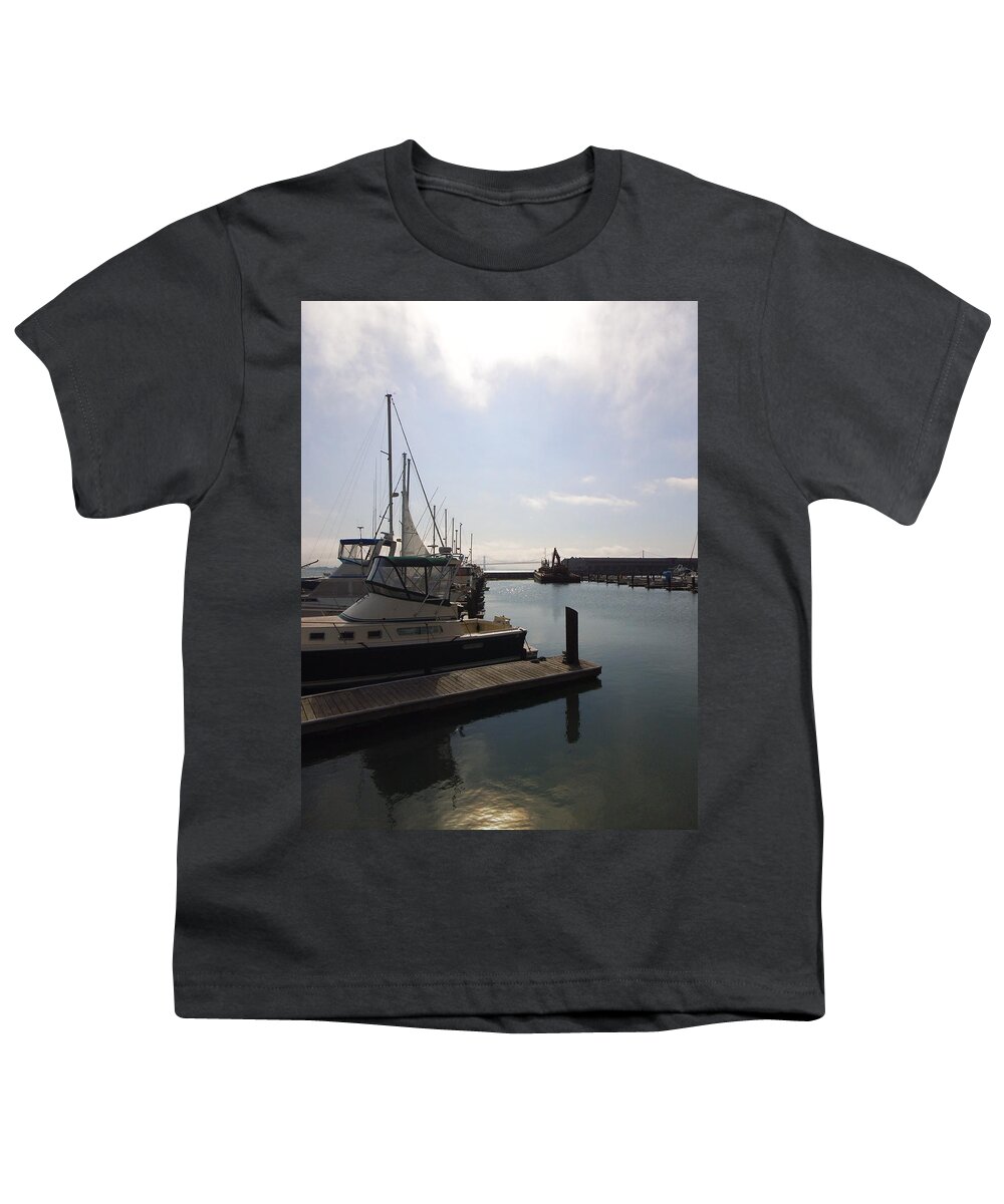  Youth T-Shirt featuring the photograph San Francisco Docks by Heather E Harman