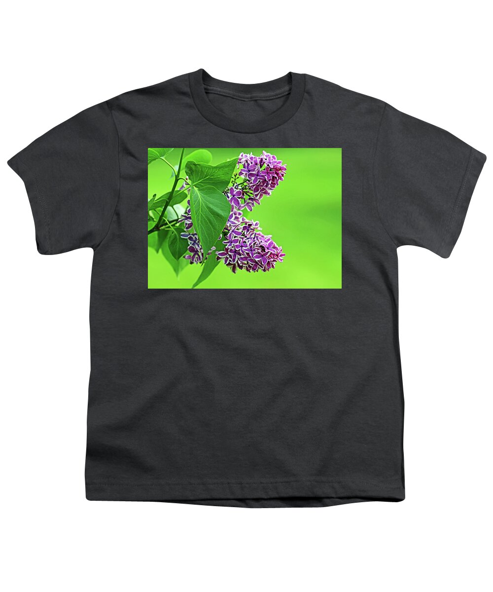 Lilacs Youth T-Shirt featuring the photograph Sensation Lilacs by Debbie Oppermann