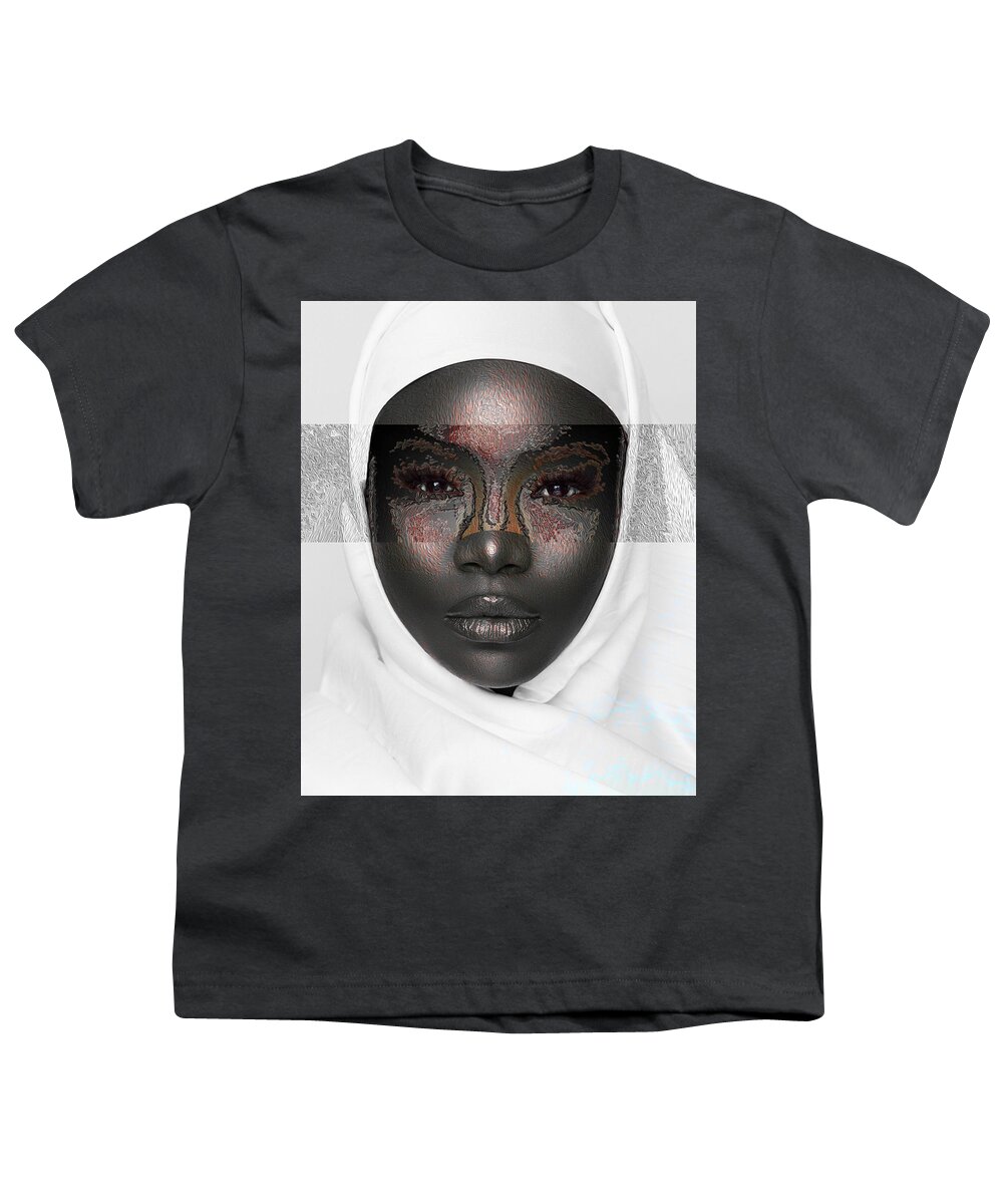 Shades Collection 1 Youth T-Shirt featuring the digital art Shades of me 1 by Aldane Wynter