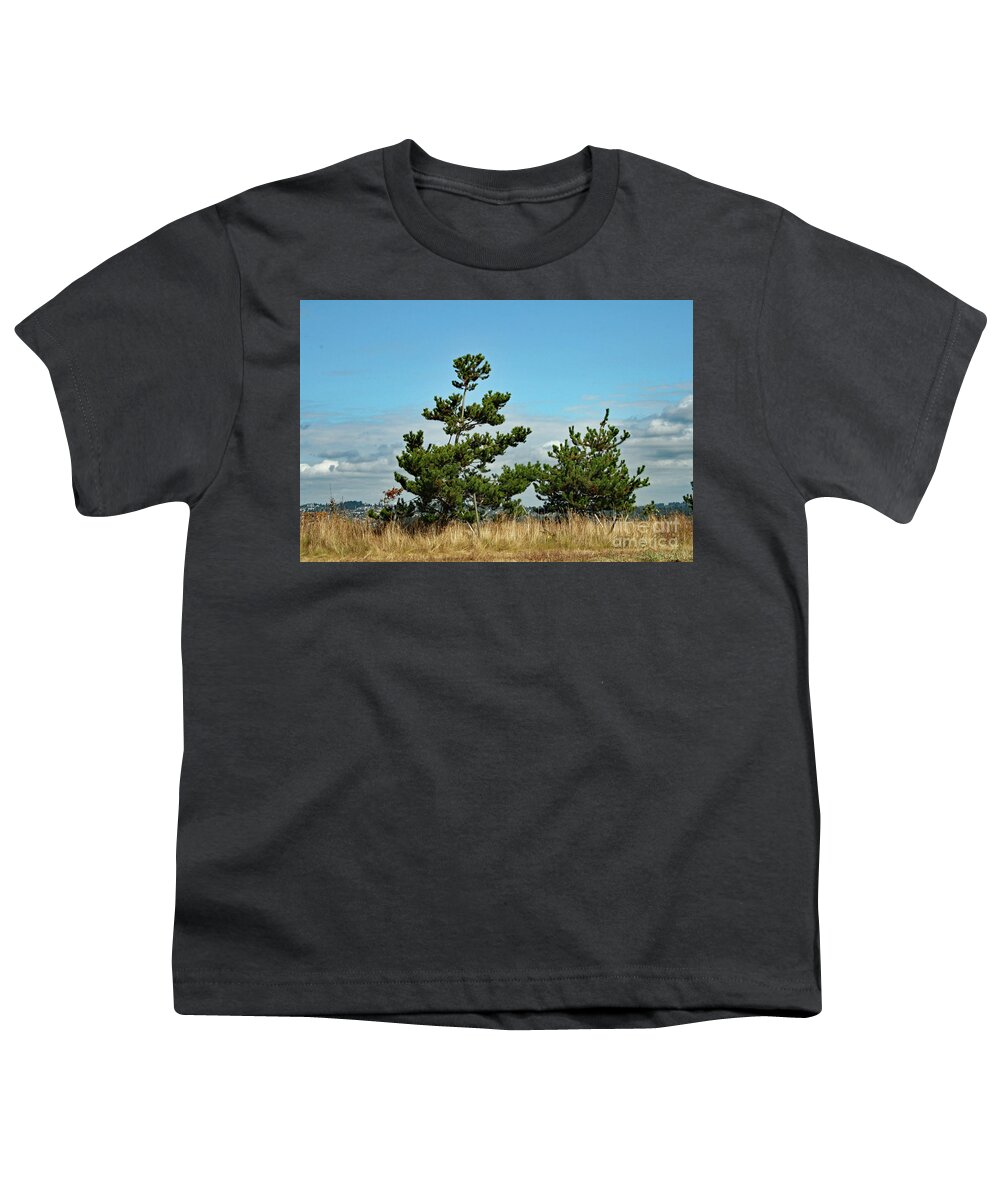 Shore Tree By Norma Appleton Youth T-Shirt featuring the photograph Shore Trees by Norma Appleton