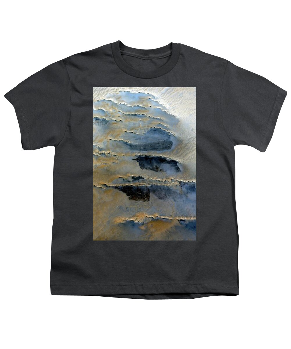 Oil Painting Youth T-Shirt featuring the painting Sienna From Above by Todd Krasovetz