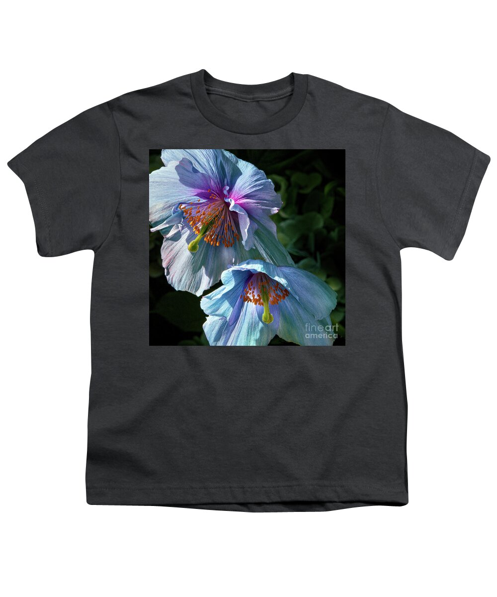 Conservatories Youth T-Shirt featuring the photograph Silk Poppies by Marilyn Cornwell