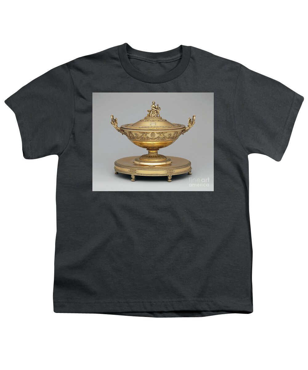 1790s Youth T-Shirt featuring the photograph Silver Gilt Tureen by Granger