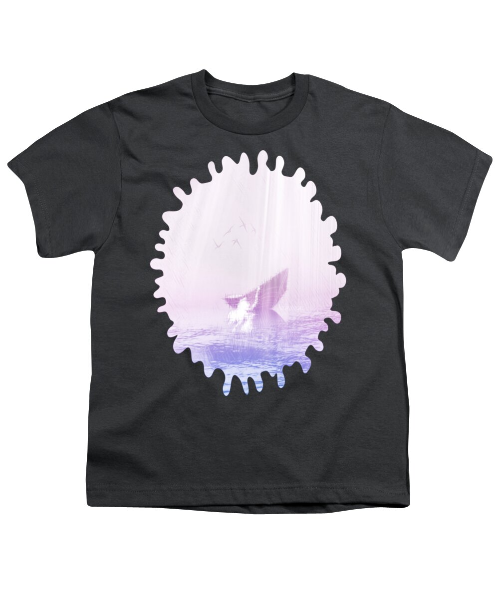Fantasy Youth T-Shirt featuring the digital art Sirenes colors by Auranatura Art