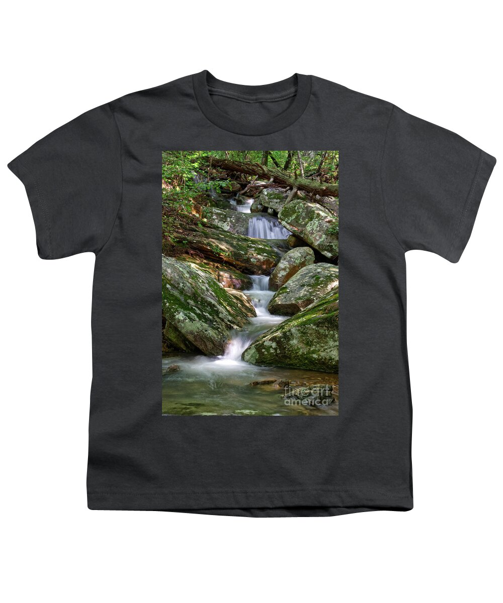 Morning Youth T-Shirt featuring the photograph Small Cascades 2 by Phil Perkins