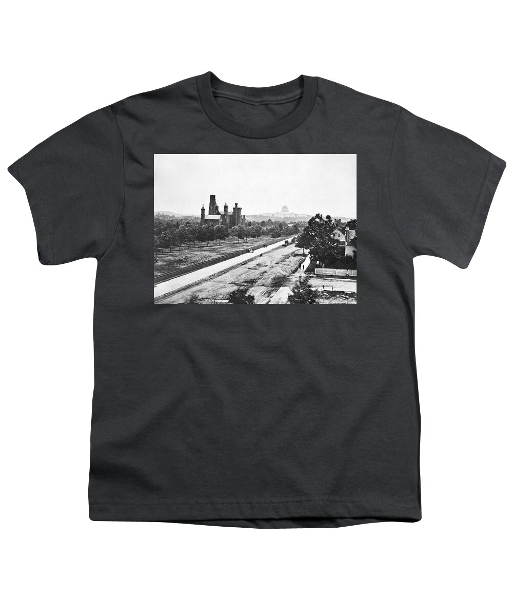 1863 Youth T-Shirt featuring the photograph Smithsonian, 1863 by Granger