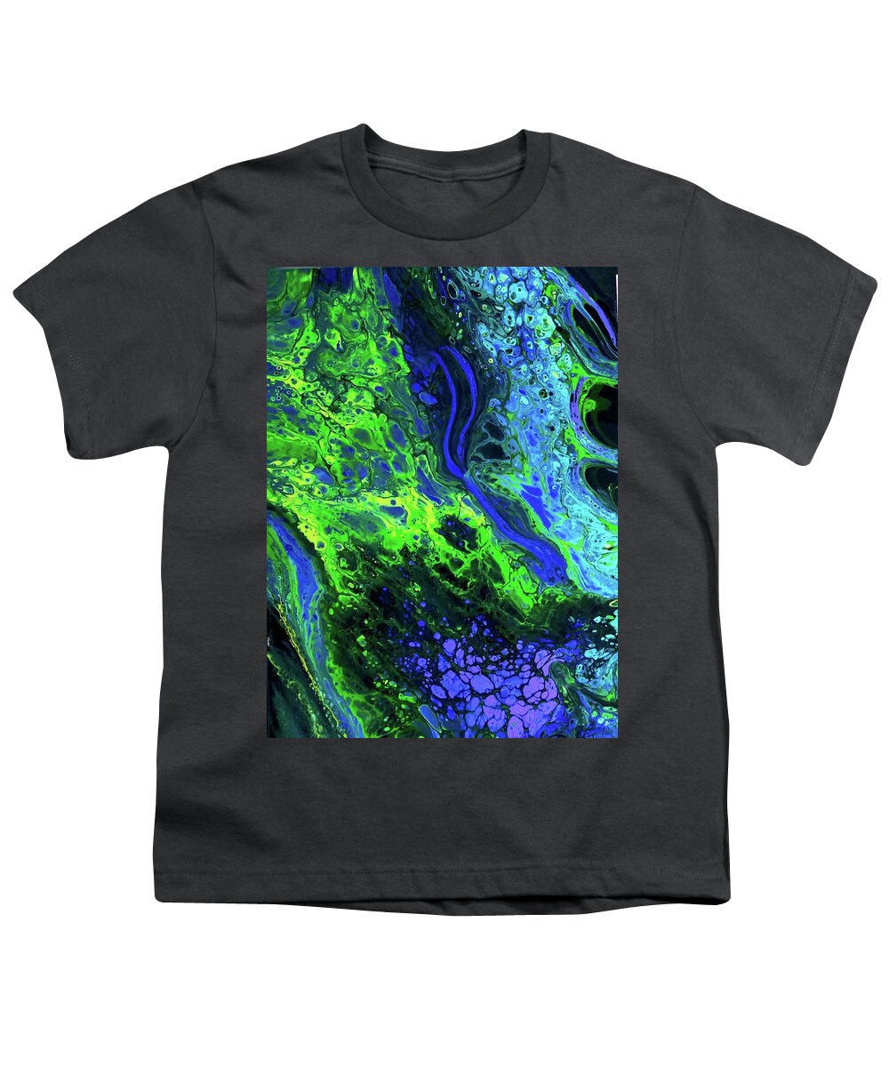 River Youth T-Shirt featuring the painting Snake River by Anna Adams