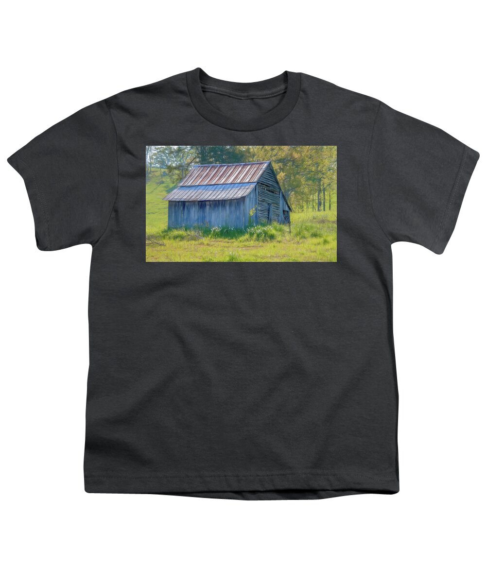 Tennessee Youth T-Shirt featuring the photograph Soft Tones of A Rustic Spring Morning by Marcy Wielfaert