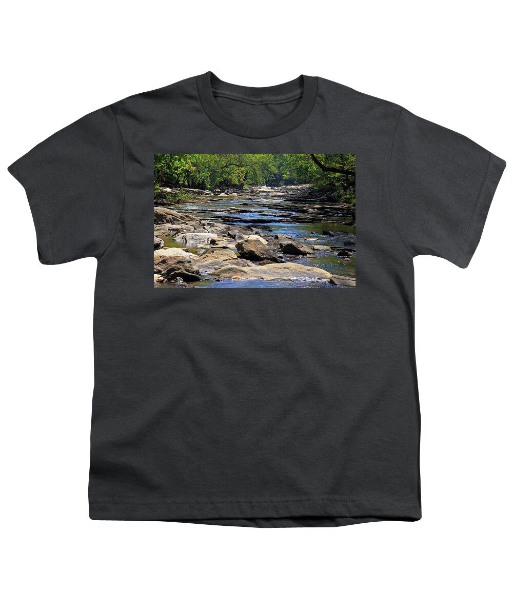 Sope Creek Youth T-Shirt featuring the photograph Sope Creek 2 - Atlanta, Georgia by Richard Krebs