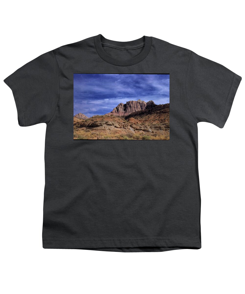 Clouds Youth T-Shirt featuring the photograph Southwest Solitude by Russel Considine