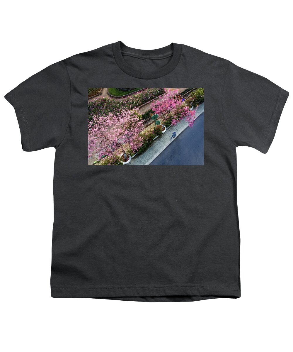 Awesome Youth T-Shirt featuring the photograph Street Spring by Khanh Bui Phu