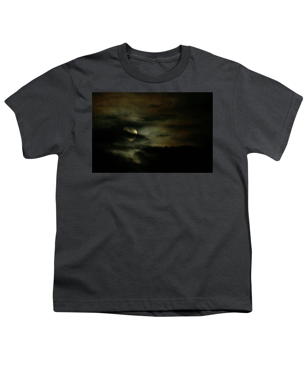  Youth T-Shirt featuring the photograph Super Moon Eclipse by Brad Nellis