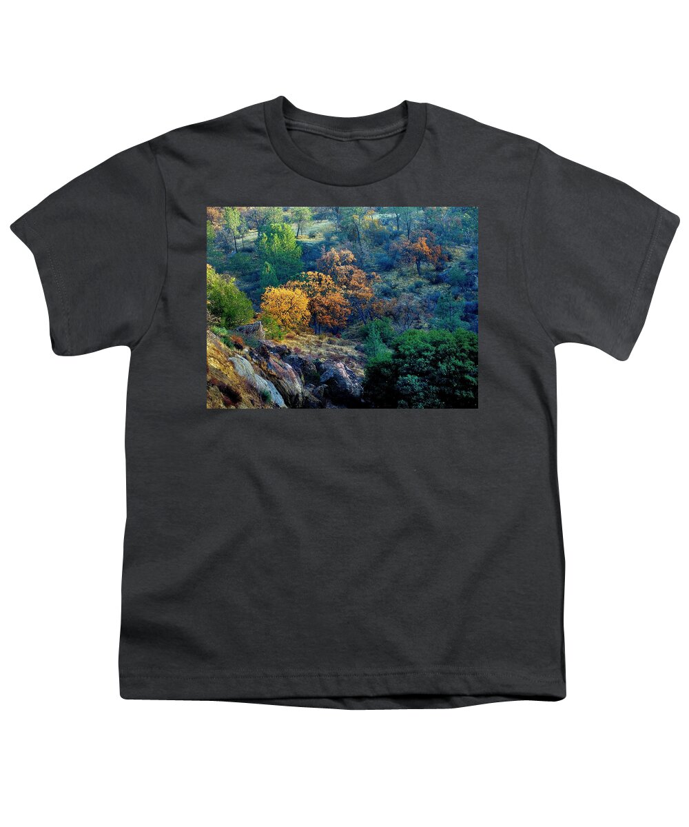 Tehachapi Mountains Youth T-Shirt featuring the digital art Tehachapi by Jay Binkly