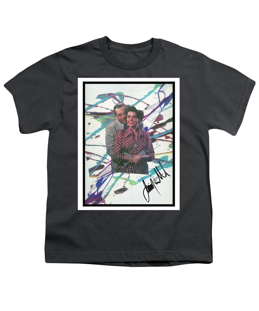 Youth T-Shirt featuring the painting The 2jazz by Jimmy Williams