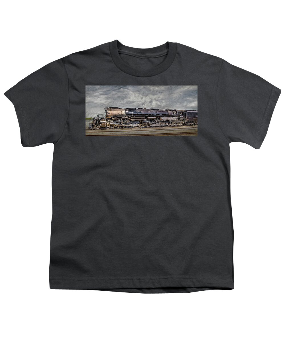 Big Boy Youth T-Shirt featuring the photograph The Big Boy UP 2014 by Laura Terriere