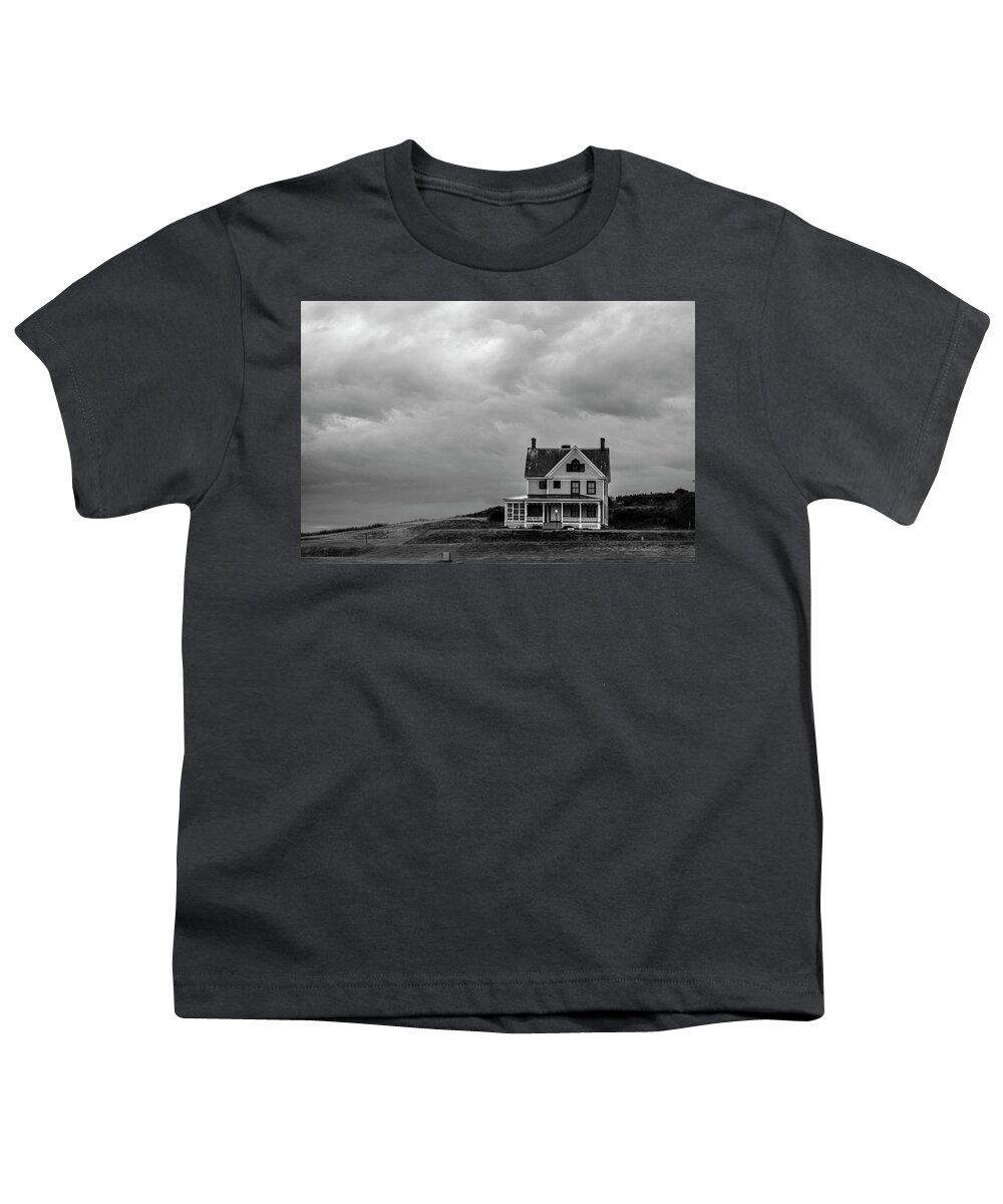 Architecture Youth T-Shirt featuring the photograph The Colonel's House Fort Casey by Mary Lee Dereske