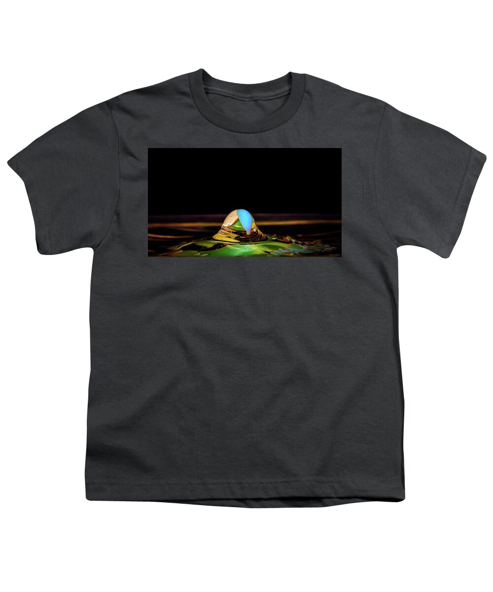 Water Drop Collisions Youth T-Shirt featuring the photograph The Jewel by Michael McKenney