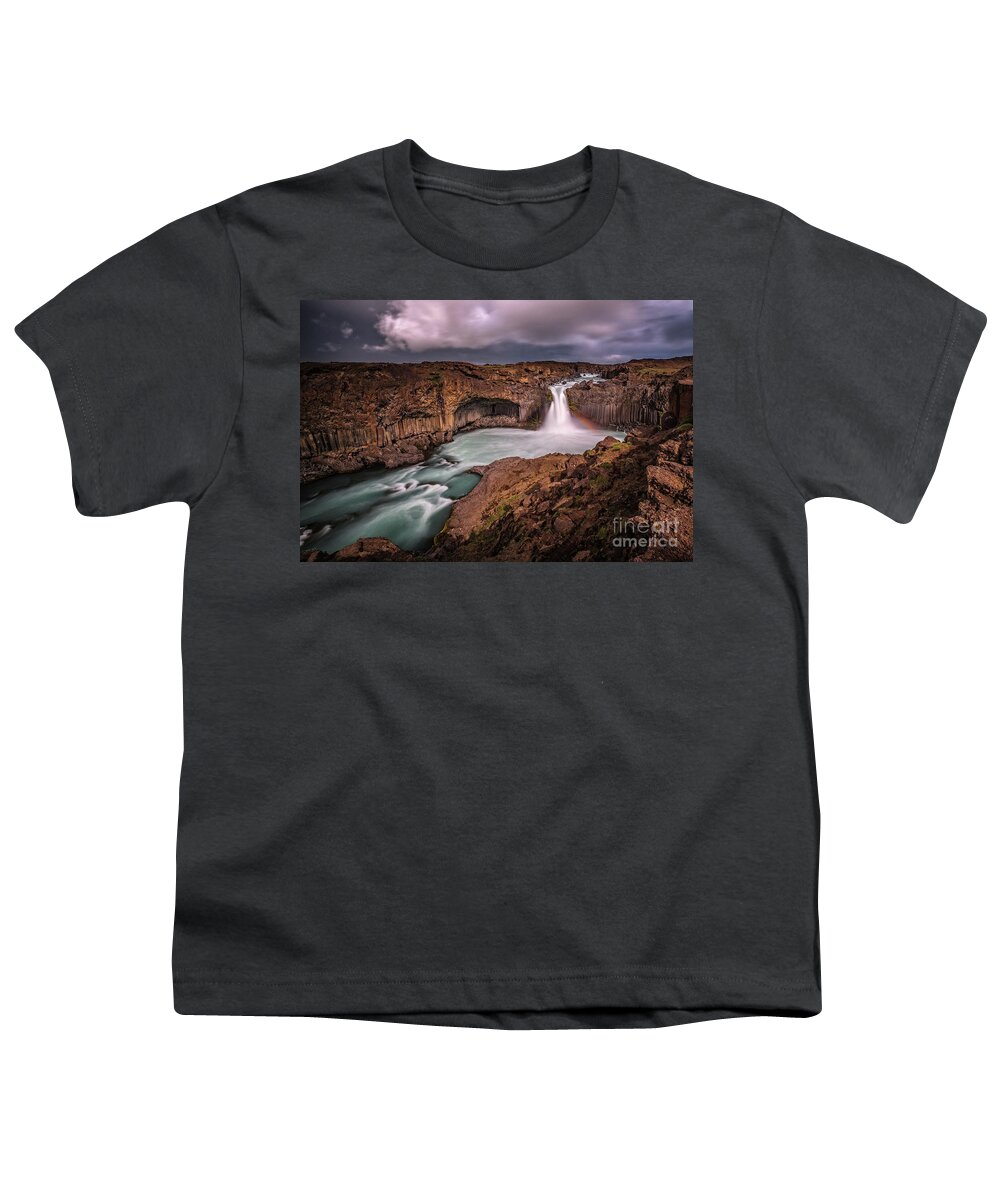 Waterfalls Youth T-Shirt featuring the photograph The Land that Time Forgot by Neil Shapiro