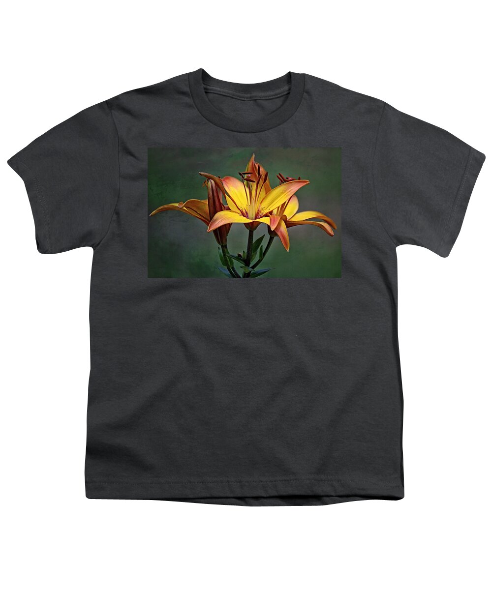 Red Youth T-Shirt featuring the photograph The Lily Bunch by Gaby Ethington
