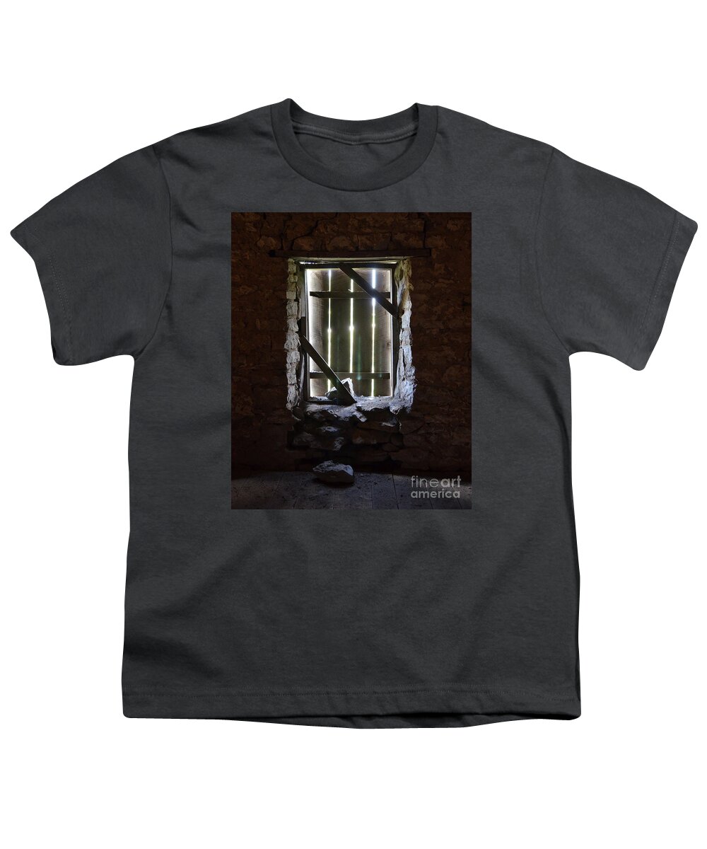 Lockkeeper's Window Youth T-Shirt featuring the photograph The Lockkeeper's Window by Ron Long