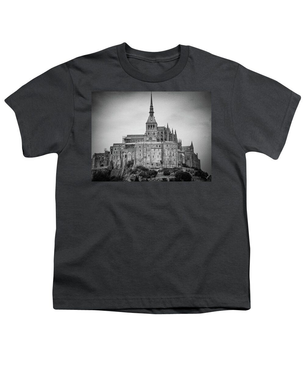 France Youth T-Shirt featuring the photograph The Mont Saint-Michel by Jim Feldman