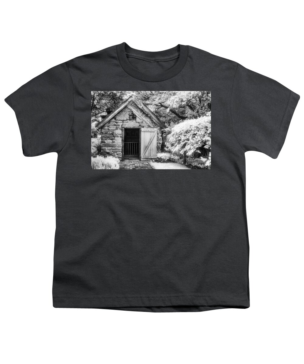 Oldest House Youth T-Shirt featuring the photograph The Oldest Shed by Jeffrey Holbrook