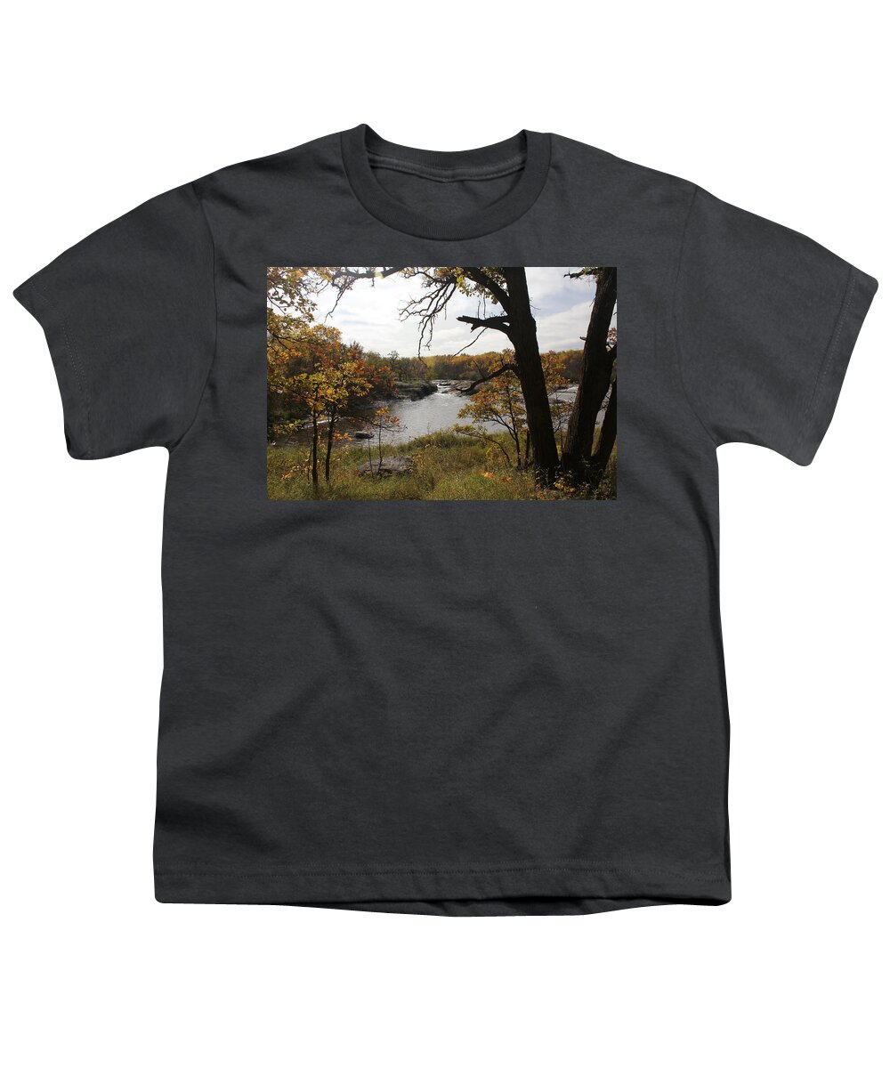 River Youth T-Shirt featuring the photograph The Rapids by Ruth Kamenev