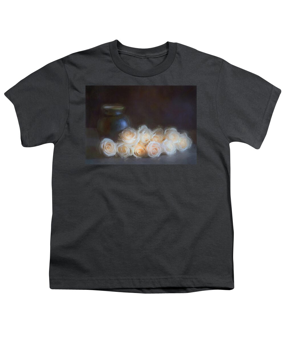 White Flowers Youth T-Shirt featuring the photograph The Spoils of Nature by Sylvia Goldkranz