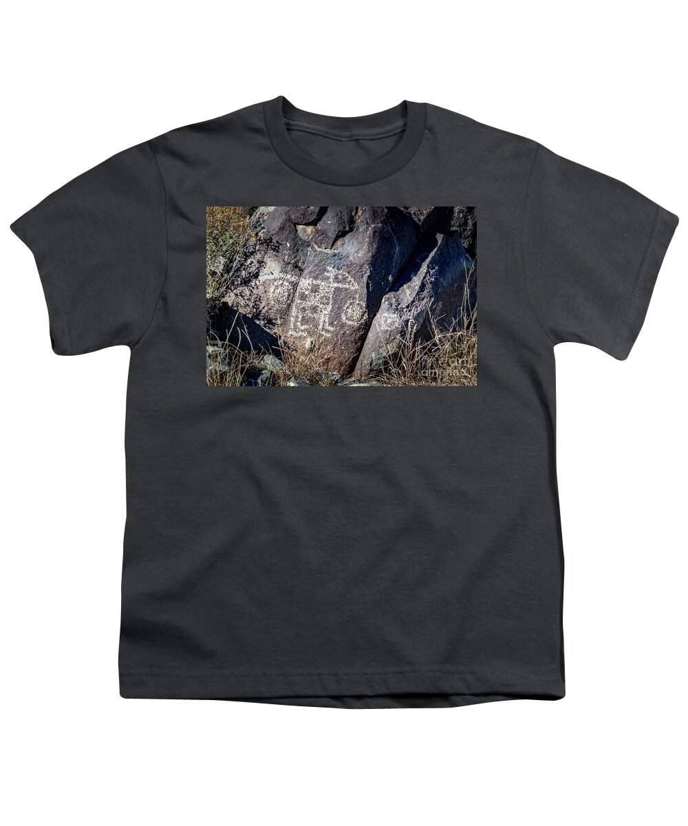 Ancient Youth T-Shirt featuring the photograph Three Rivers Petroglyphs #16 by Blake Webster