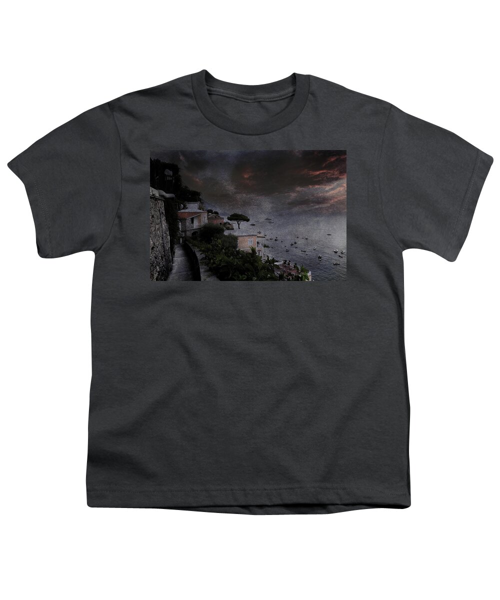 Italy Youth T-Shirt featuring the photograph To the Mediterranean by Mark Gomez