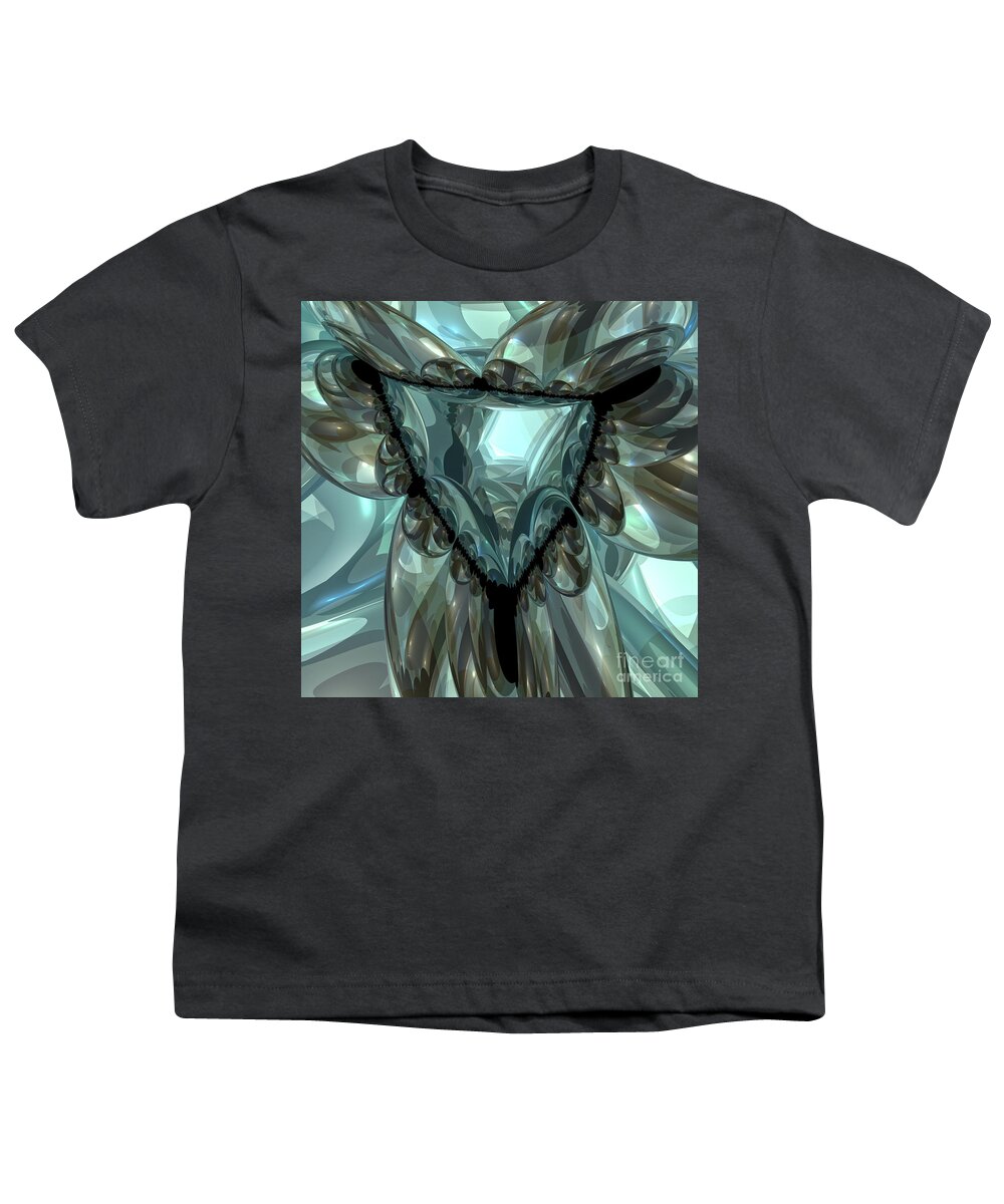 Triangle Youth T-Shirt featuring the digital art Triangle of Reflection by Phil Perkins