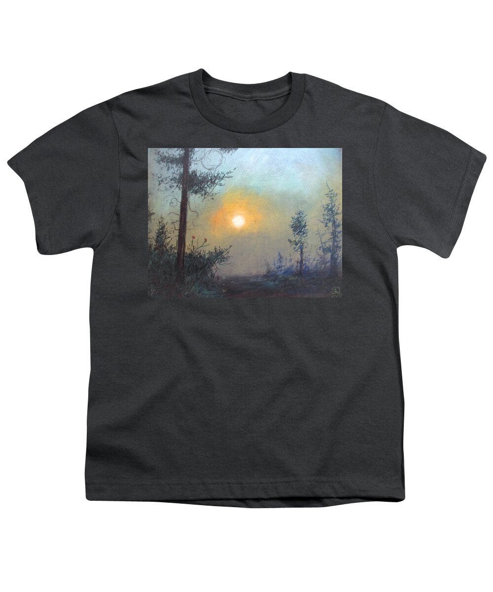 Sunset Youth T-Shirt featuring the pastel Twilight Dreams by Jen Shearer