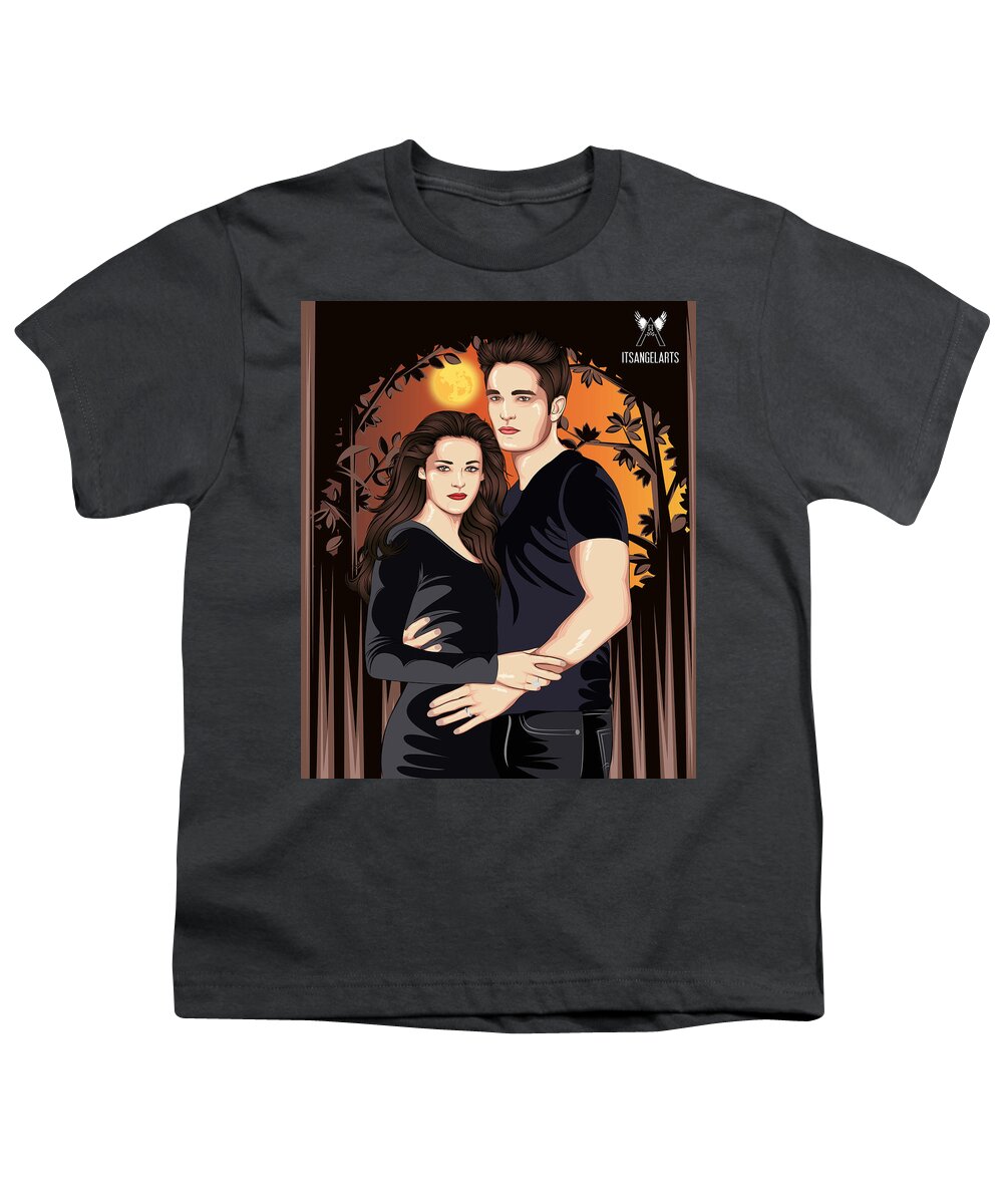 Twilight Vector Art Youth T-Shirt by Angel Arts - Fine Art America