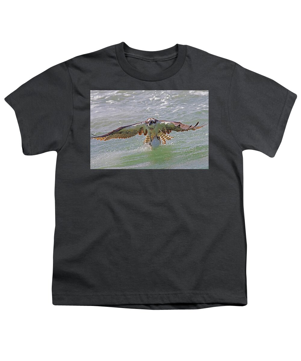 Osprey Youth T-Shirt featuring the photograph Oh No by RD Allen