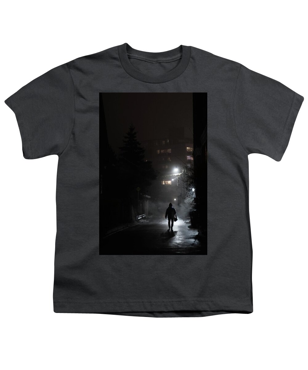 Urban Youth T-Shirt featuring the photograph Up The Alley by Kreddible Trout