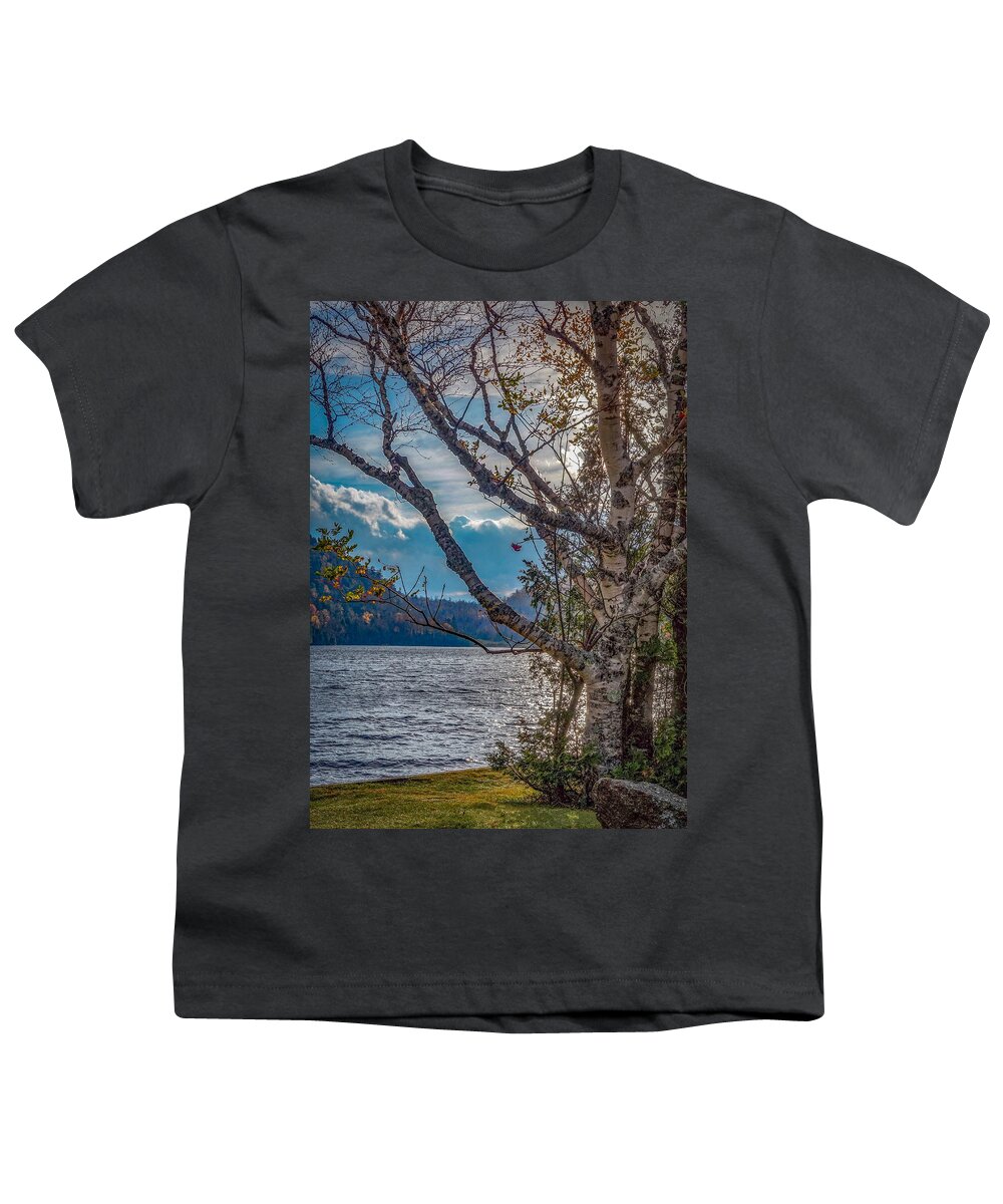 Cascade Youth T-Shirt featuring the photograph Upper Cascade Lake by Kendall McKernon