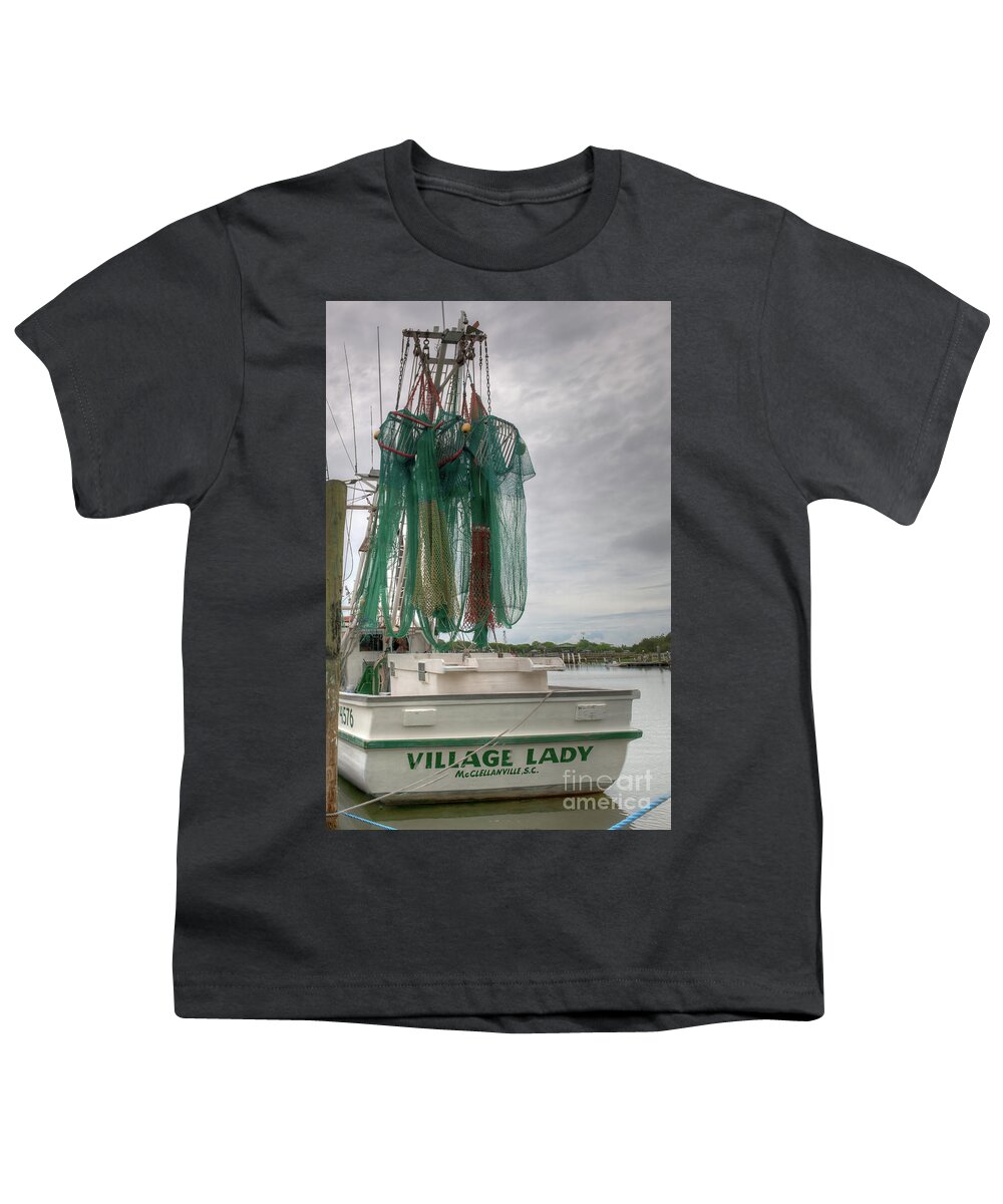 Village Lady Youth T-Shirt featuring the photograph Village Lady - McClellanville South Carolina by Dale Powell
