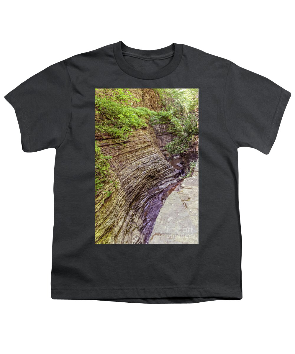 Gorge Youth T-Shirt featuring the photograph Watkins Glen State Park 7 by William Norton